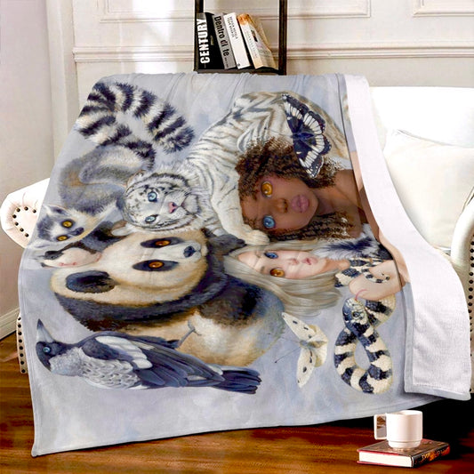 Artemis and Athena Blanket