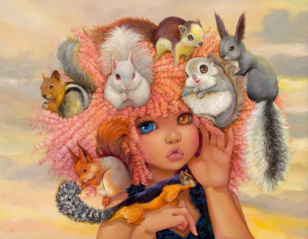 Rosea - Rosea, art print, pink art