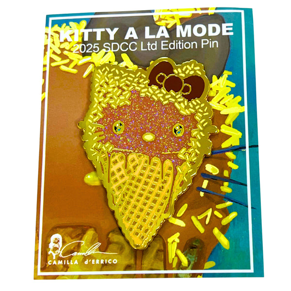 Choco Kitty a La Mode Enamel Pin