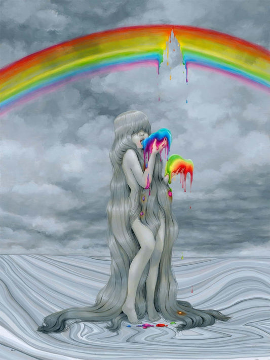 Taste - art print, rainbow art, hedonistic art