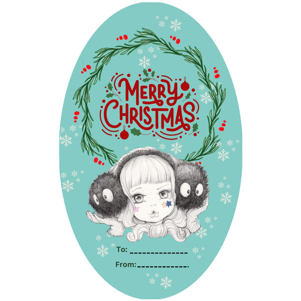 Christmas Gift Label Sticker Sheets – Holiday “To/From” Tags (Small or Large Sizes)