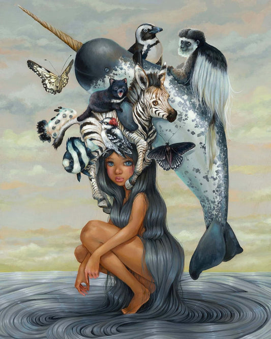 11 x 14 Malina's Menagerie