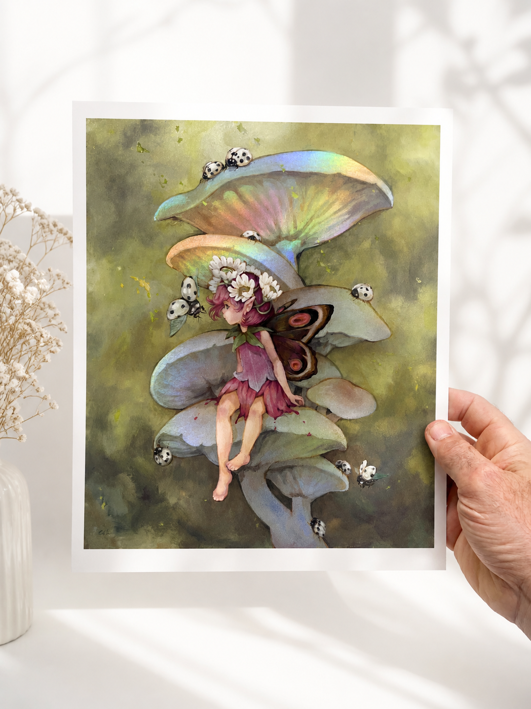 ✨PRE-ORDER ✨ Pop Manga Myths & Monsters Coloring Book LTD Ed Holo Print Bundle
