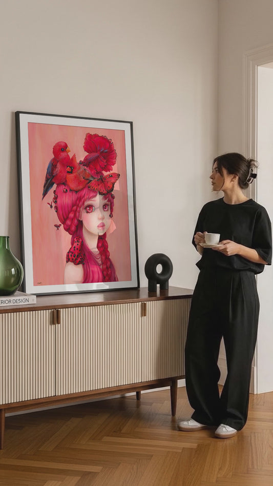 Senora Rubrum - Customizable Art Print