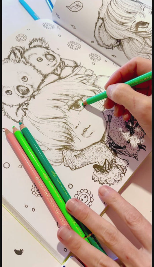 Pop Manga Coloring Book