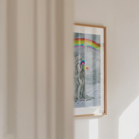 11 x 14 Taste The Rainbow Pre-Cut Art Print