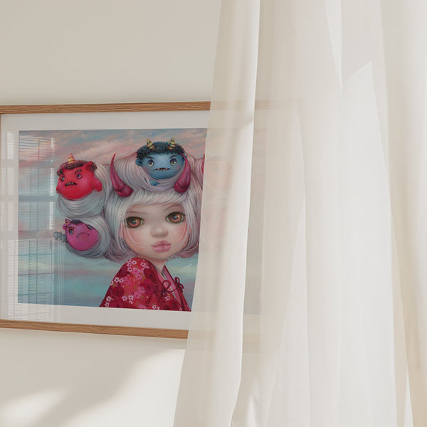 14 x 11 Devil-May-Hair