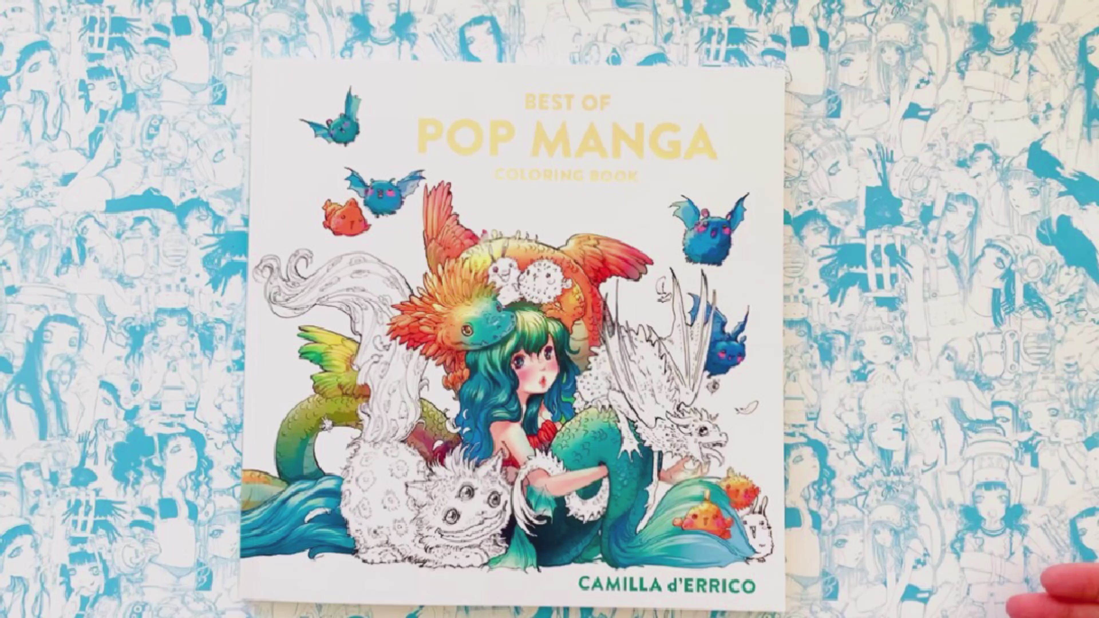 Best of Pop Manga Coloring Book