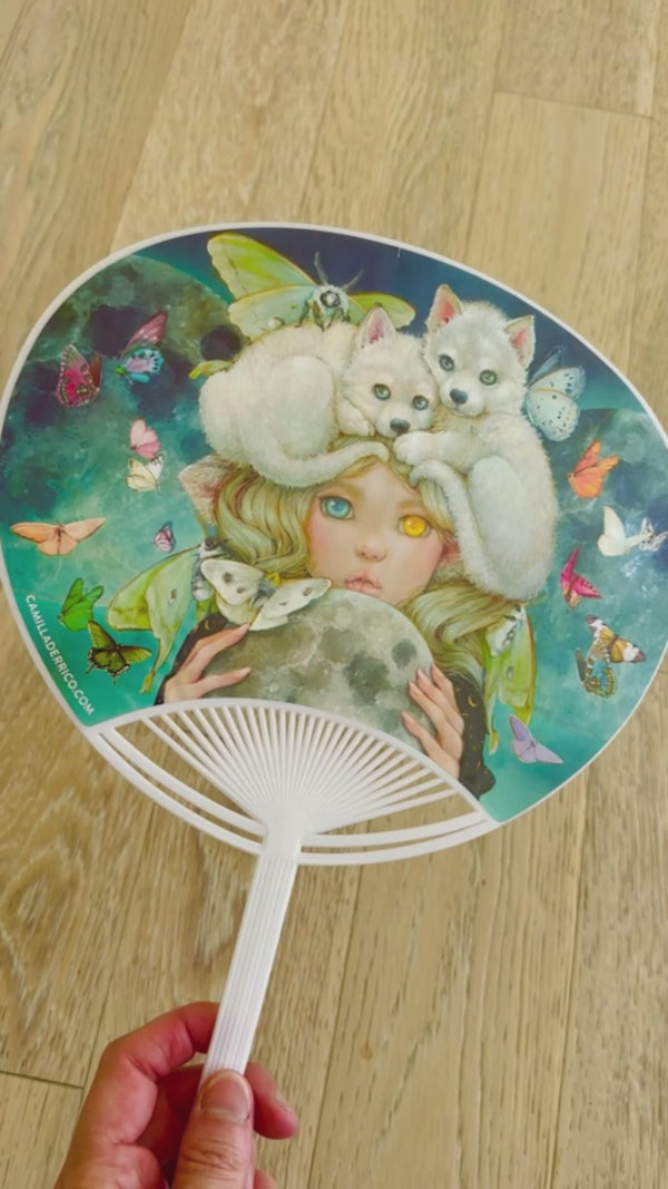 Dreambound Luna Handfan – Art Fan