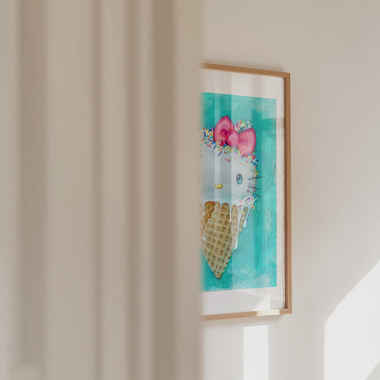 11 x 14 Kitty A La Mode