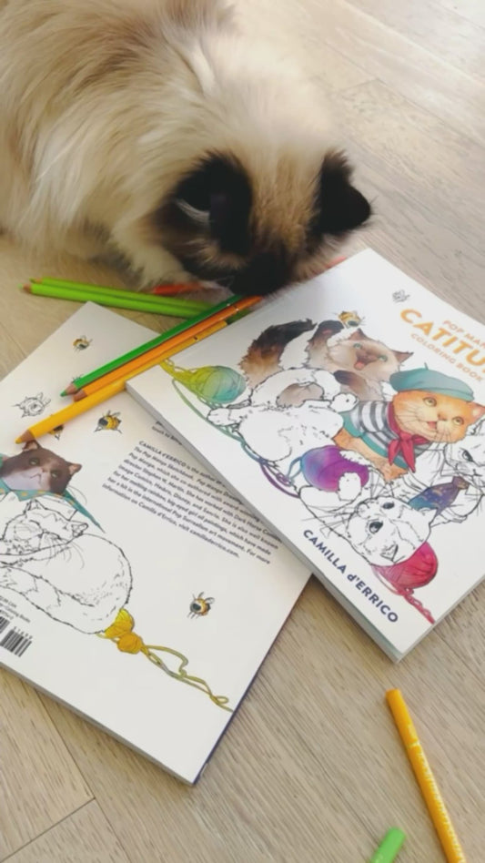 Pop Manga Catitude Coloring Book