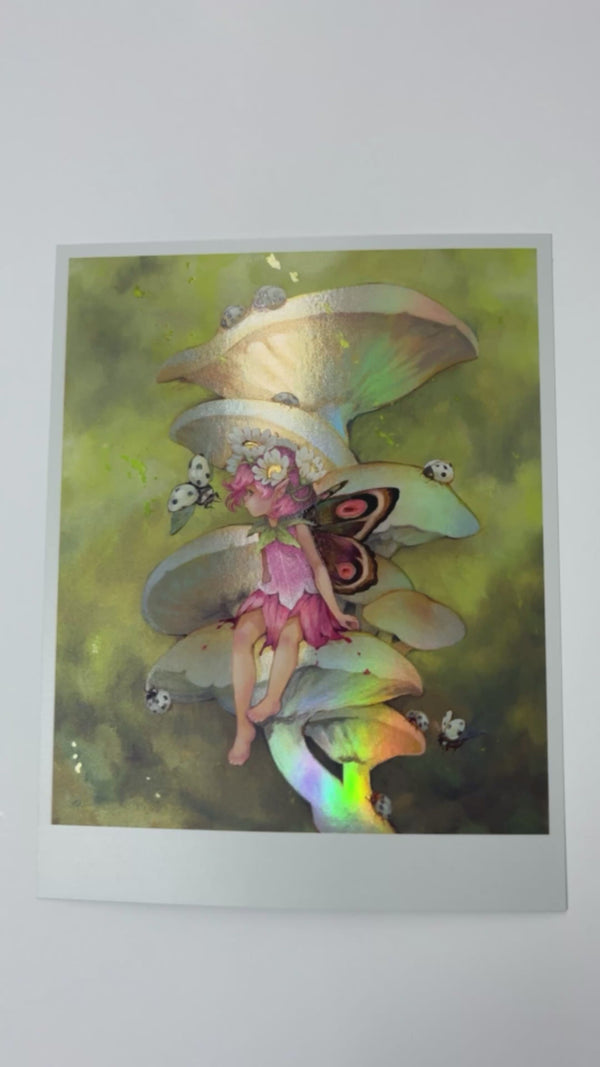 Whispering Glade - Limited Edition Holographic Fairy Print