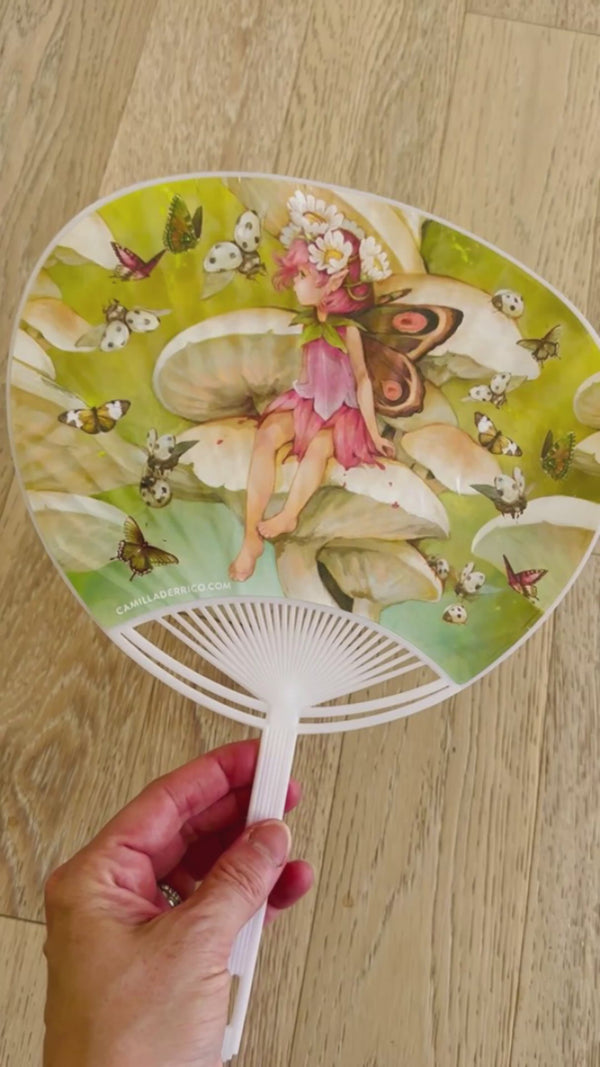 Whispering Glade Handfan – Art Fan