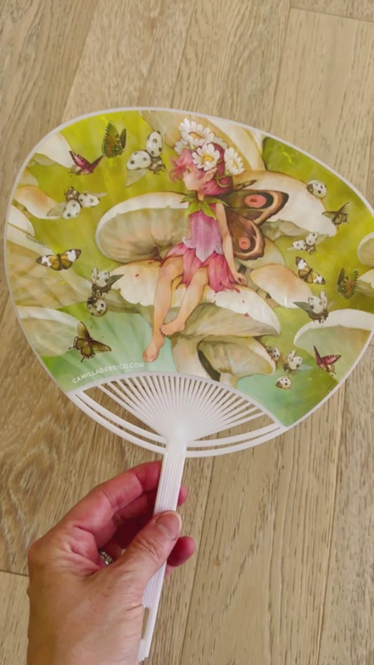 Whispering Glade Handfan – Art Fan