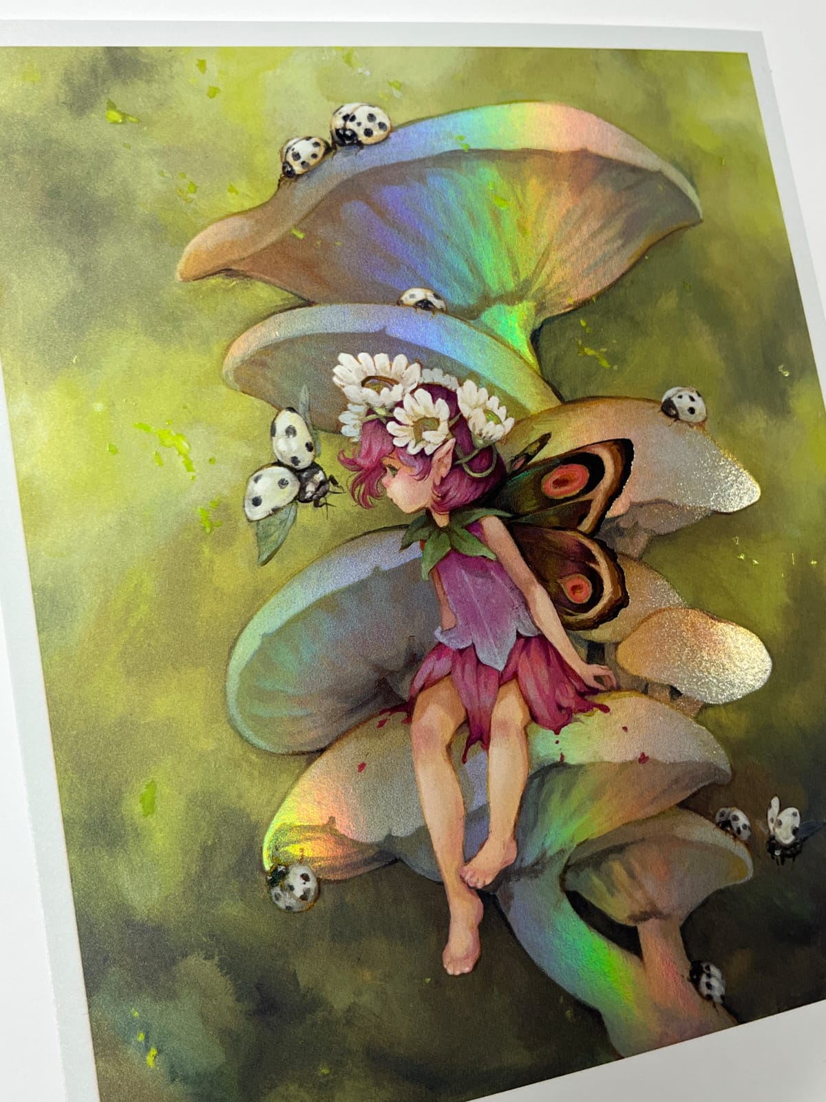 Whispering Glade - Limited Edition Holographic Fairy Print