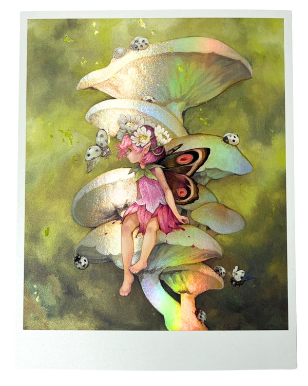 Whispering Glade - Limited Edition Holographic Fairy Print