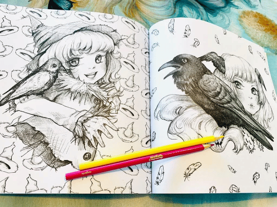 Pop Manga Cute and Creepy Coloring Book