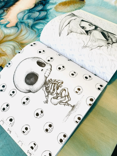 Pop Manga Cute and Creepy Coloring Book
