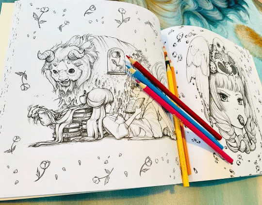 Pop Manga Cute and Creepy Coloring Book