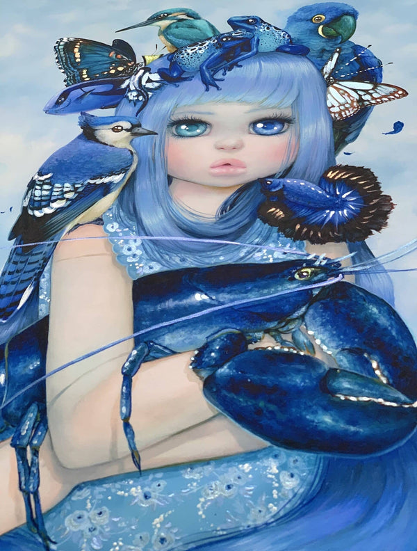 Hermana Cerúlea - Prueba de artista embellecida a mano