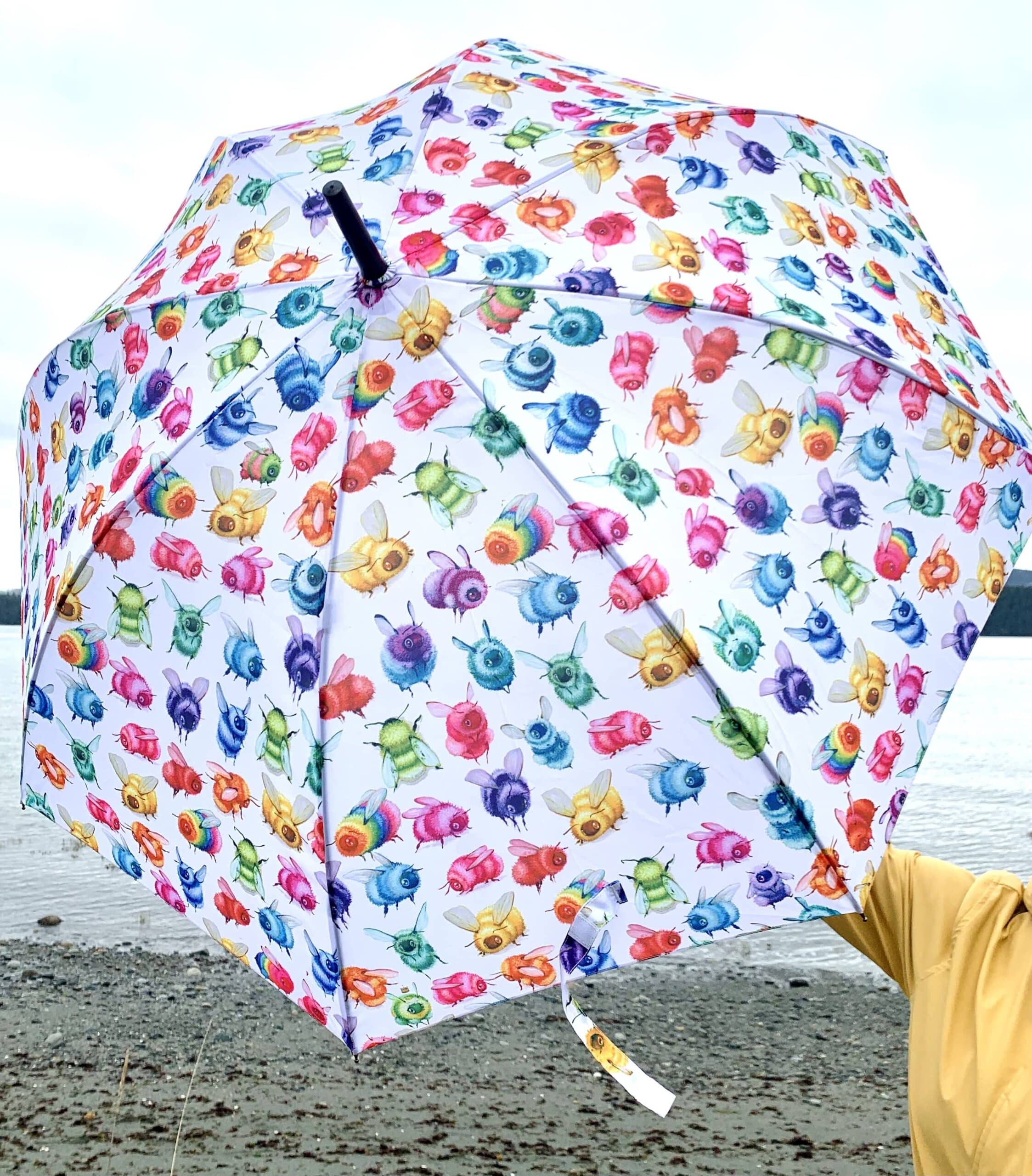 Rainbow Bee Umbrella