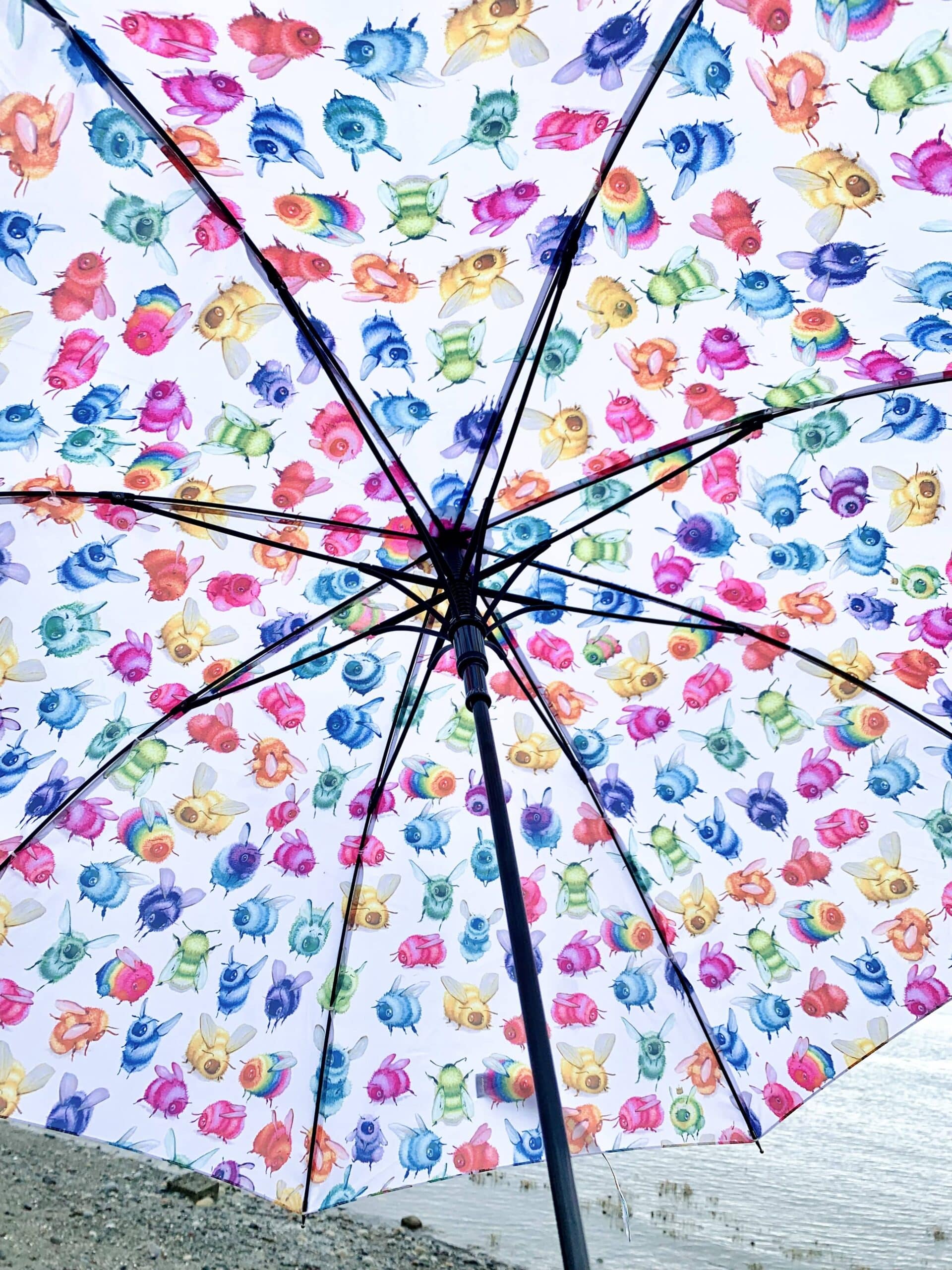 Rainbow Bee Umbrella