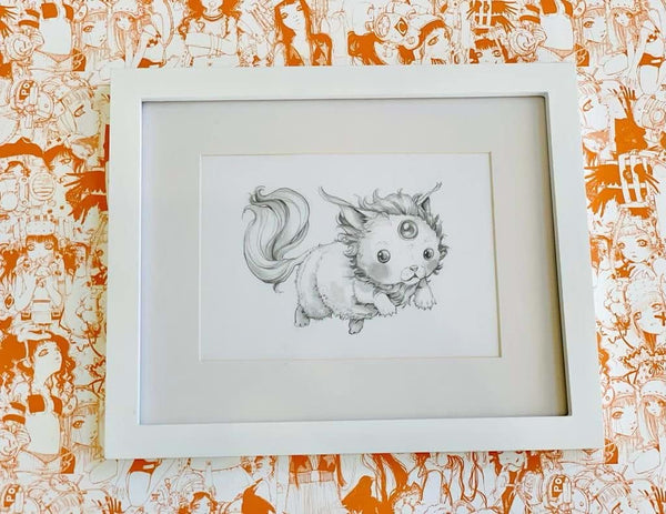 Carbuncle - Carbuncle Monster, Drawlloween 2022, lucky charm